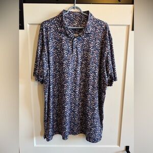 Rhoback Print Polo - XXL - Floral